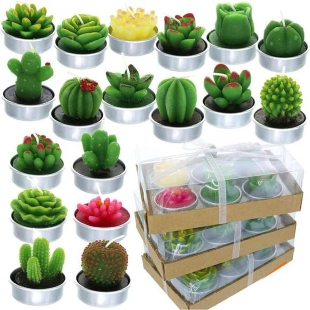 Succulent Cactus Candles🌵2 for $6‼️